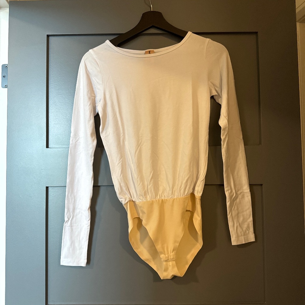 THE ALL-SEASON LONG BODYSUIT IN WHITE